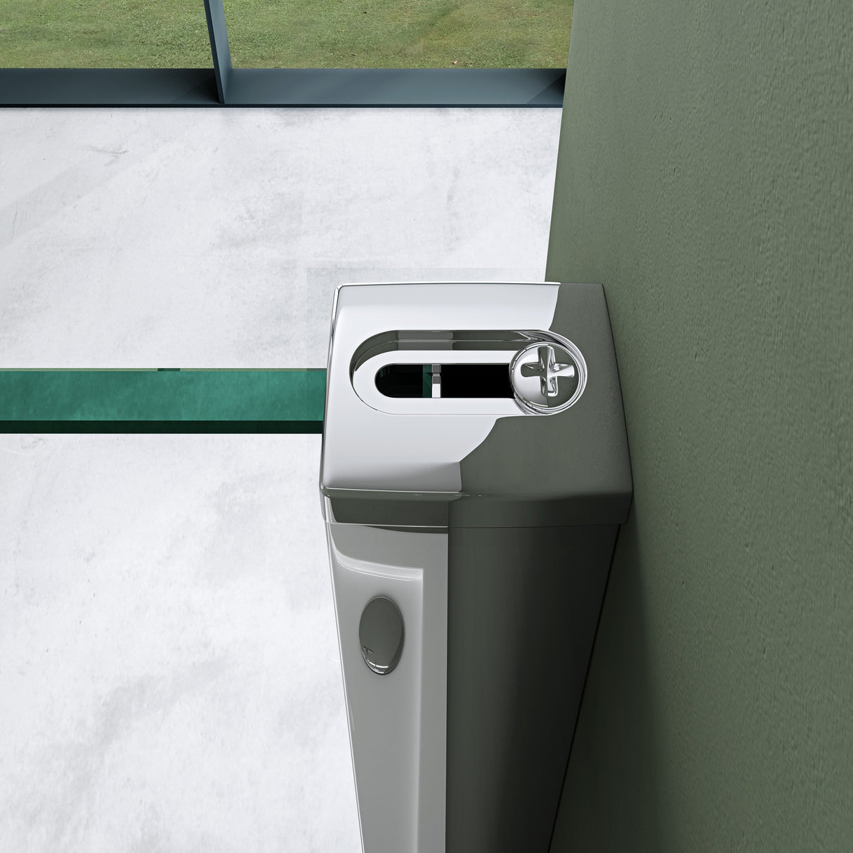 glasvilla Duschkabine Duschtrennwand 6mm ESG-Sicherheitsglas mit Lotus-Effekt & schmutzabweisender Nano-Beschichtung Echtglas-Dusche R04k