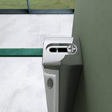 glasvilla Duschkabine Duschtrennwand 6mm ESG-Sicherheitsglas mit Lotus-Effekt & schmutzabweisender Nano-Beschichtung Echtglas-Dusche R04k