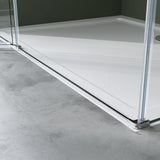 glasvilla Duschkabine Duschtrennwand 6mm ESG-Sicherheitsglas mit Lotus-Effekt & schmutzabweisender Nano-Beschichtung Echtglas-Dusche R04k