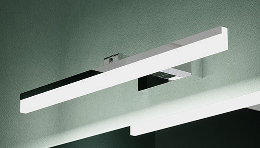 glasvilla Spiegelleuchte 40cm LED Badlampe | Spiegellampe, 6000K Badezimmer Lampe | 180° Drehbar 9W Luxaris