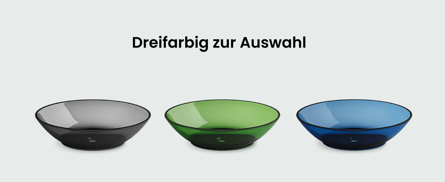 Glasvilla Design Lavabo Sobre Encimera Coloria02 – Resina Oval Translúcida 63 cm