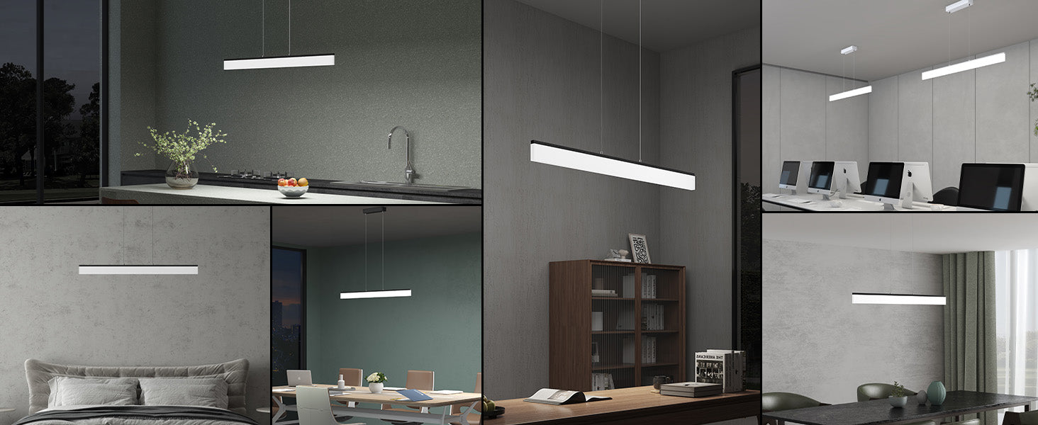 Suspension en verre Villa LED dimmable avec télécommande 3000K/4000K/6000K Câble réglable Lampe suspendue Alivetta3303