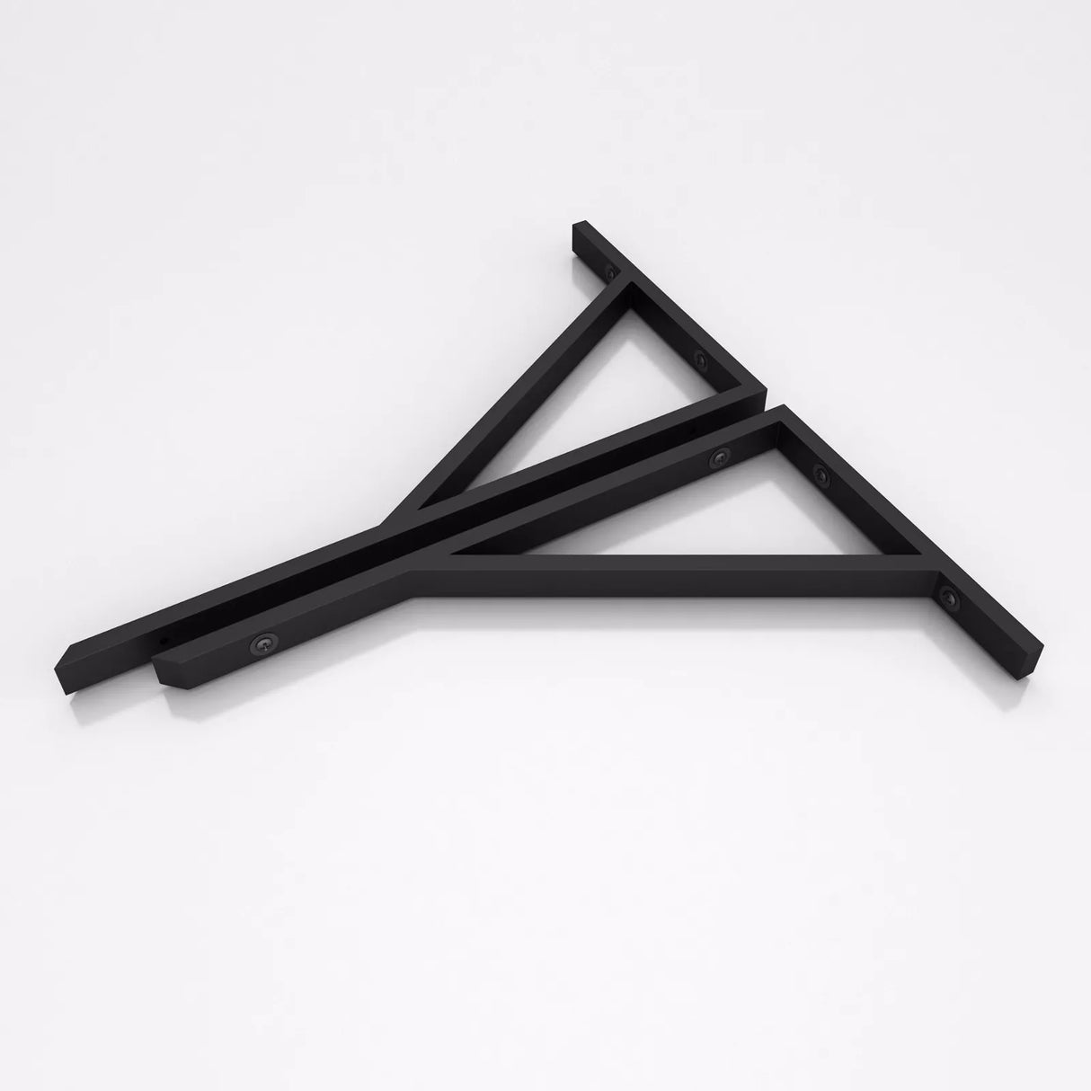 glasvilla Design Wandkonsole aus Edelstahl Waschtisch Halterung WH02