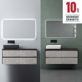 glasvilla Badmöbel-Set Waschbeckenunterschrank mit 2-Schubladen inkl. Waschbecken Normal