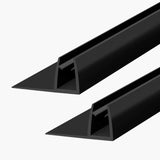 glasvilla Duschdichtung Duschlippe | Duschtürdichtung 6mm - 8mm Glasstärke | Ersatzdichtung Duschtür Duschwand gerade