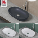 glasvilla Waschbecken Mineralguss Aufsatzwaschbecken Waschschale Col808