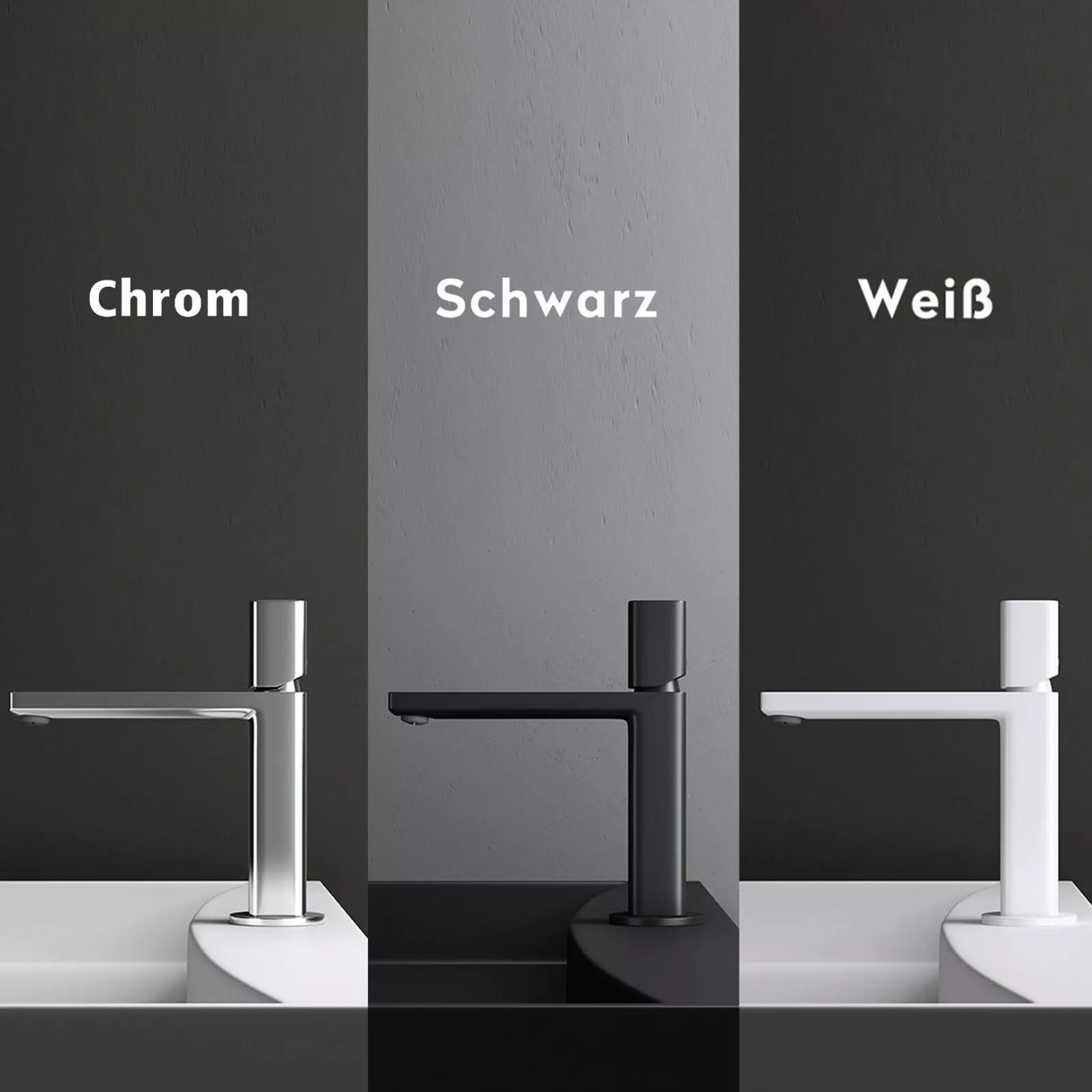 glasvilla Armatur Wasserhahn Bad Waschbeckenarmatur Badinstallationen Einhebelmischer