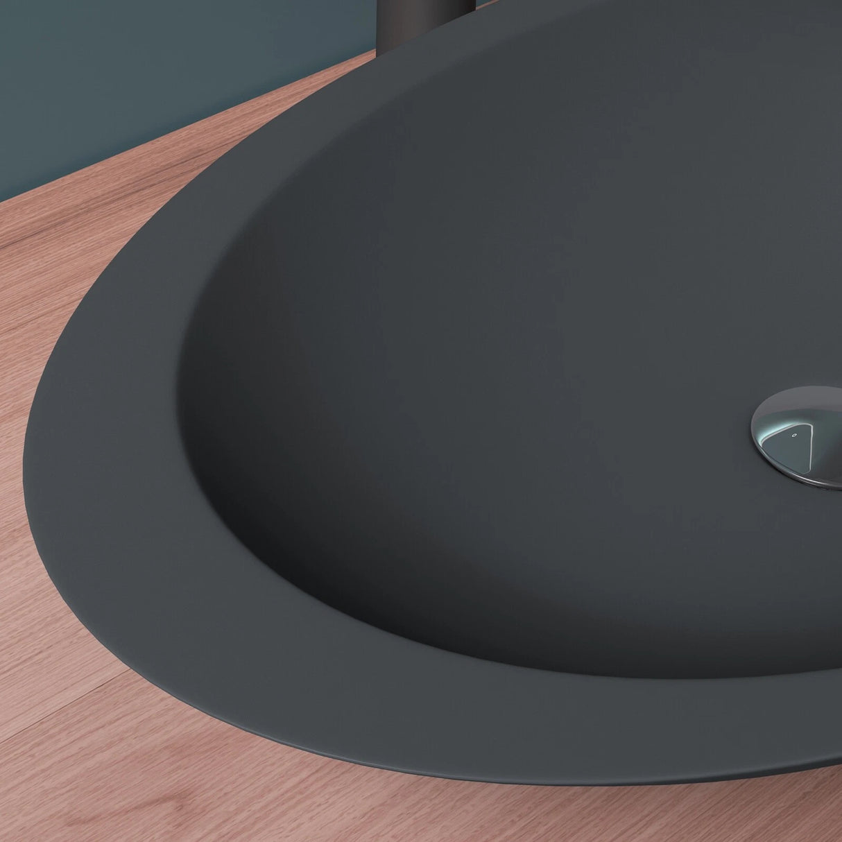 glasvilla Aufsatzwaschbecken Waschschale Waschtisch Waschbecken aus Mineralguss Col802