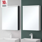 glasvilla Spiegelschrank Bad mit LED Beleuchtung Badezimmerschrank Hängeschrank Badezimmerspiegel Spiegelschrank-03