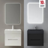 glasvilla Badmöbel-Set  Badezimmermöbel Waschbeckenunterschrank mit Softclose Schubladen inkl. Mineralguss Waschbecken Yoga