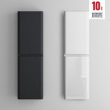 glasvilla Seitenschrank Badezimmerschrank mit 2 Türen und 4 Fächern BxT: 35x20 cm Hochschrank Badregal Allzweckschrank Lucca