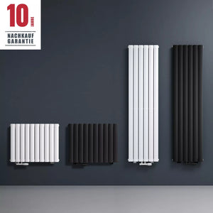 glasvilla Radiatore da Bagno Termosifone da Parete Radiatore Scaldasalviette Termoarredo da Bagno Scalda Portasciugamani Strato Singolo in Acciaio FV